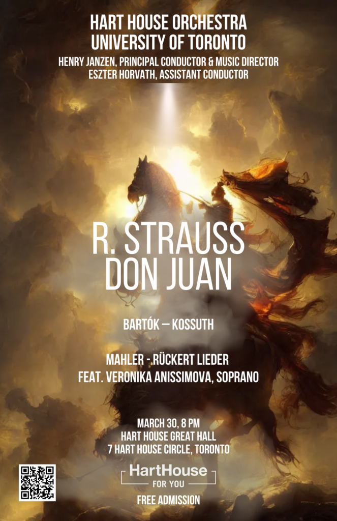 Spring Concert: R. Strauss Don Juan, Bartok Kossuth and Mahler Ruckert Lieder